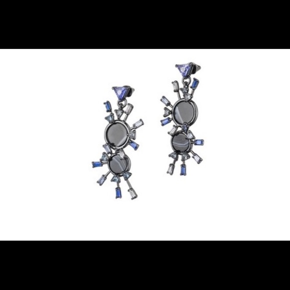 Eddie Borgo Jewelry - Eddie Borgo Gunmetal Europa drop earrings